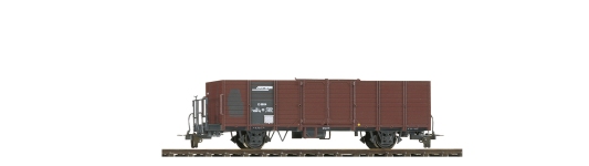 Bemo 2251123 - H0m - Hochbordwagen E 6633 terrabraun, RhB, Ep. IV - V